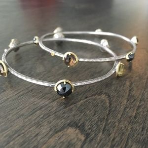 Tacori Midnight Sun Gemstone Bangle Bracelets